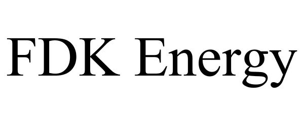  FDK ENERGY