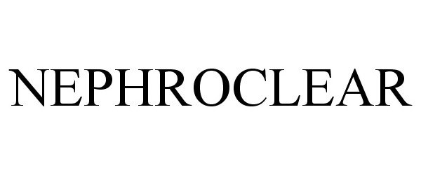 Trademark Logo NEPHROCLEAR