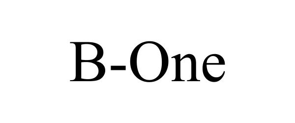 Trademark Logo B-ONE