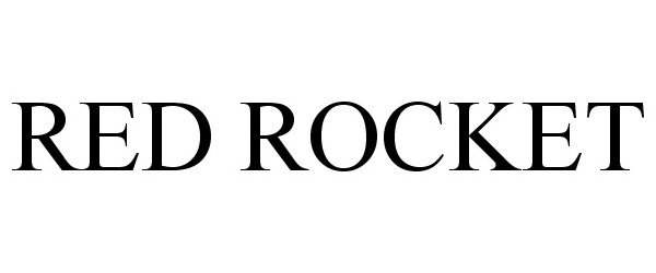 Trademark Logo RED ROCKET