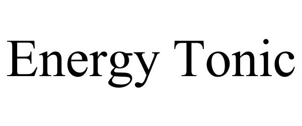 Trademark Logo ENERGY TONIC