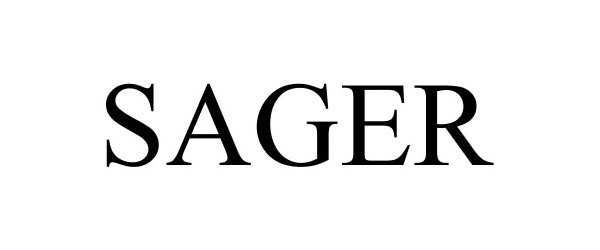 Trademark Logo SAGER
