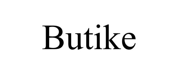 Trademark Logo BUTIKE