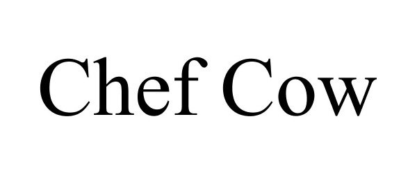 Trademark Logo CHEF COW