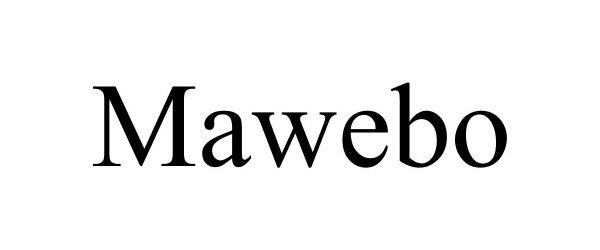 Trademark Logo MAWEBO