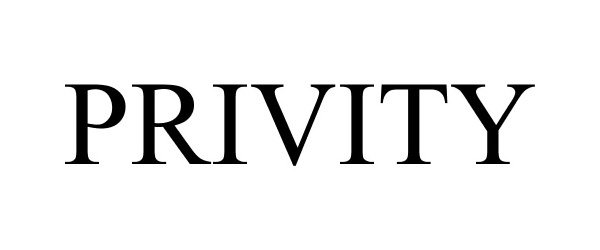 Trademark Logo PRIVITY