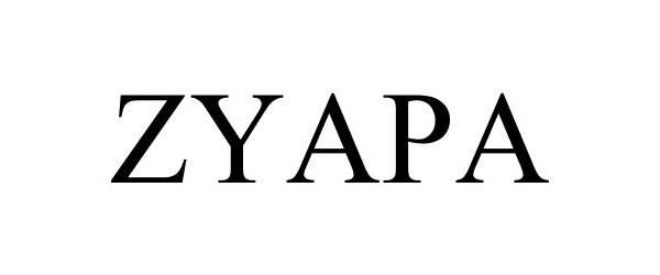 Trademark Logo ZYAPA