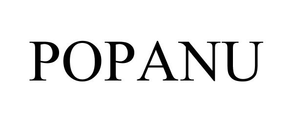 Trademark Logo POPANU