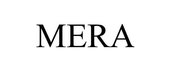 Trademark Logo MERA