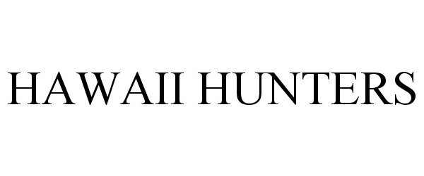  HAWAII HUNTERS