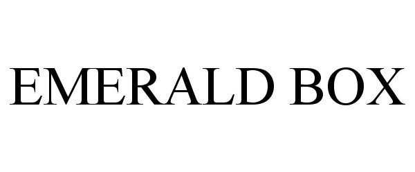 Trademark Logo EMERALD BOX
