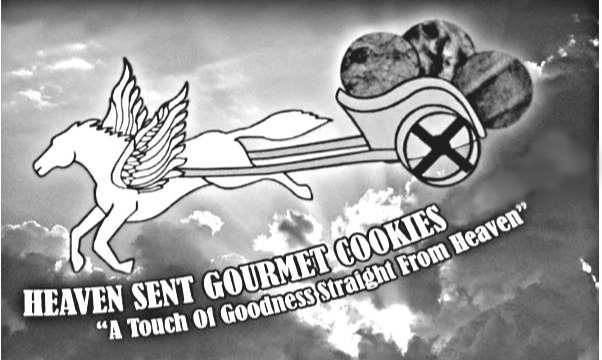 Trademark Logo HEAVEN SENT GOURMET COOKIES "A TOUCH OF GOODNESS STRAIGHT FROM HEAVEN"