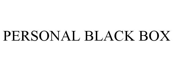 PERSONAL BLACK BOX