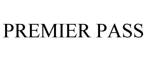 Trademark Logo PREMIER PASS