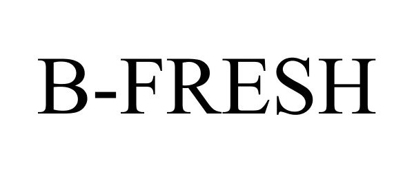 Trademark Logo B-FRESH