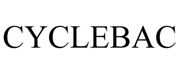 Trademark Logo CYCLEBAC