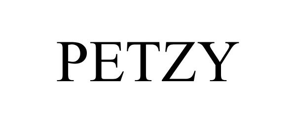 Trademark Logo PETZY