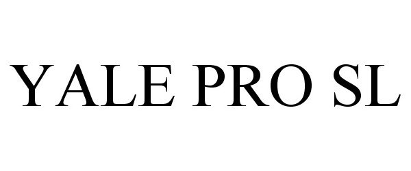 Trademark Logo YALE PRO SL