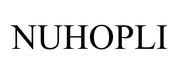 Trademark Logo NUHOPLI
