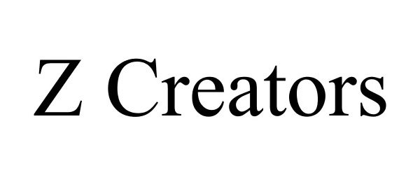 Trademark Logo Z CREATORS