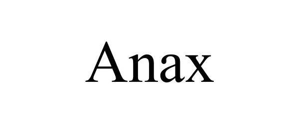 Trademark Logo ANAX