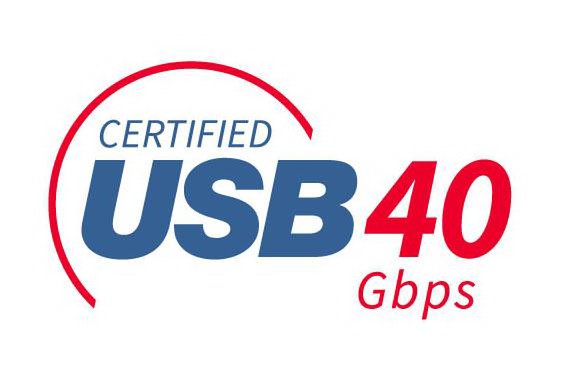 Trademark Logo CERTIFIED USB 40 GBPS