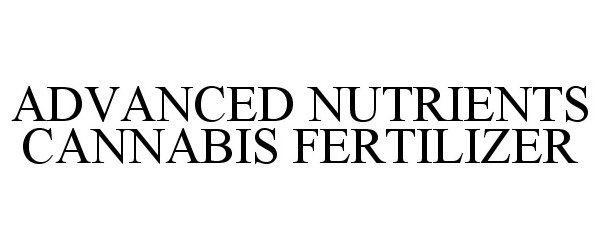  ADVANCED NUTRIENTS CANNABIS FERTILIZER