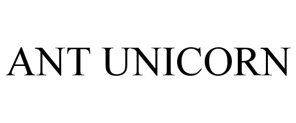 Trademark Logo ANT UNICORN