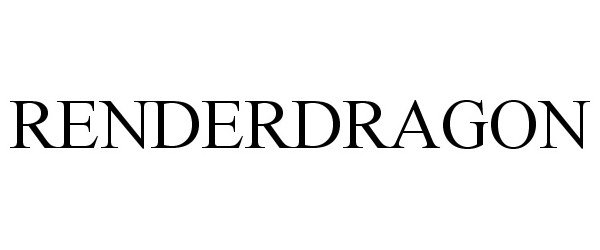 Trademark Logo RENDERDRAGON