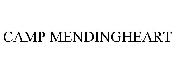 Trademark Logo CAMP MENDINGHEART