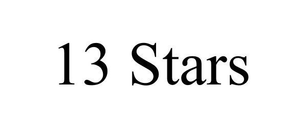 Trademark Logo 13 STARS