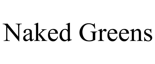 Trademark Logo NAKED GREENS
