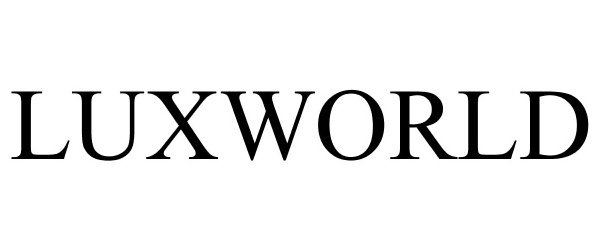 Trademark Logo LUXWORLD
