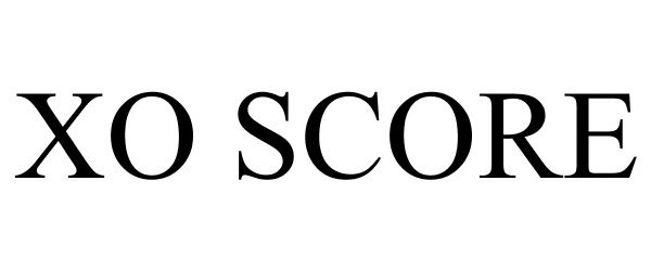 Trademark Logo XO SCORE