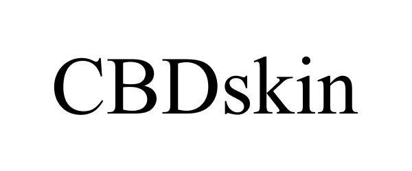 Trademark Logo CBDSKIN