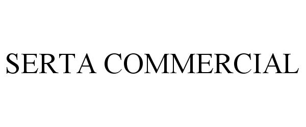 Trademark Logo SERTA COMMERCIAL