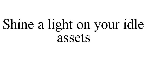 SHINE A LIGHT ON YOUR IDLE ASSETS