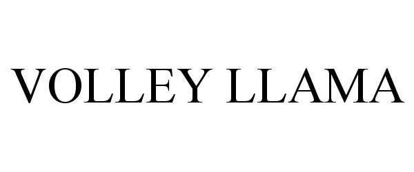 Trademark Logo VOLLEY LLAMA