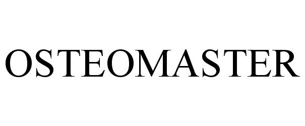 Trademark Logo OSTEOMASTER