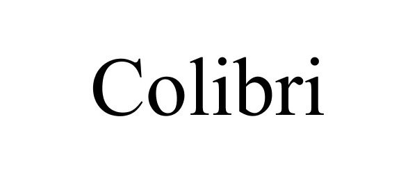 Trademark Logo COLIBRI