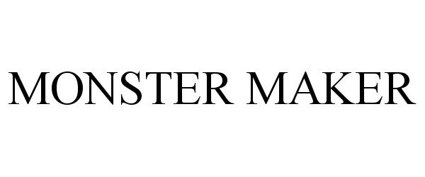 Trademark Logo MONSTER MAKER