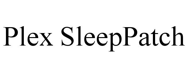 Trademark Logo PLEX SLEEPPATCH