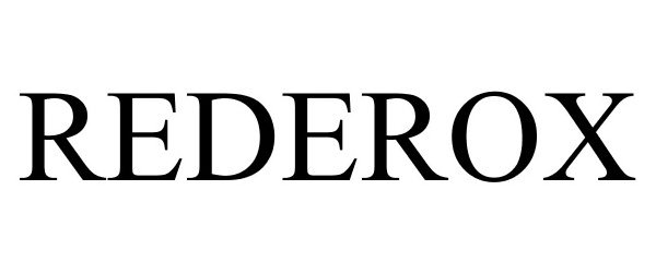 Trademark Logo REDEROX