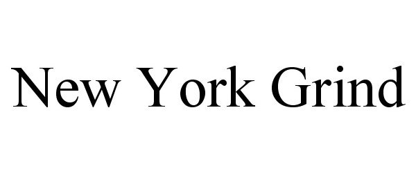 Trademark Logo NEW YORK GRIND