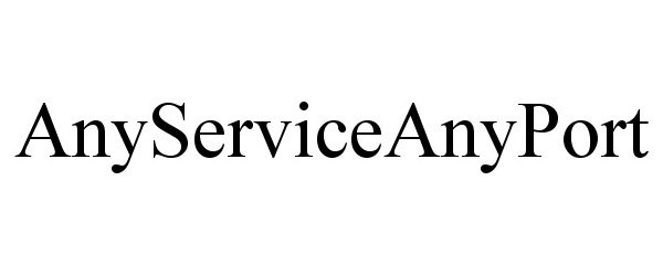 Trademark Logo ANYSERVICEANYPORT