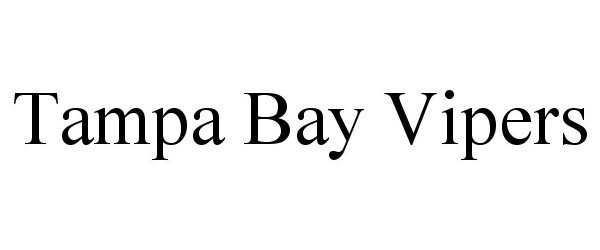 Trademark Logo TAMPA BAY VIPERS