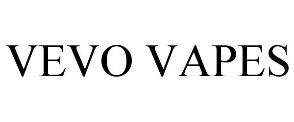 Trademark Logo VEVO VAPES
