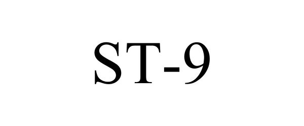Trademark Logo ST-9