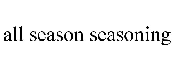  ALL SEASON SEASONING