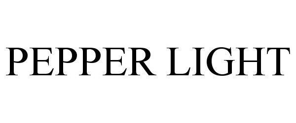  PEPPER LIGHT